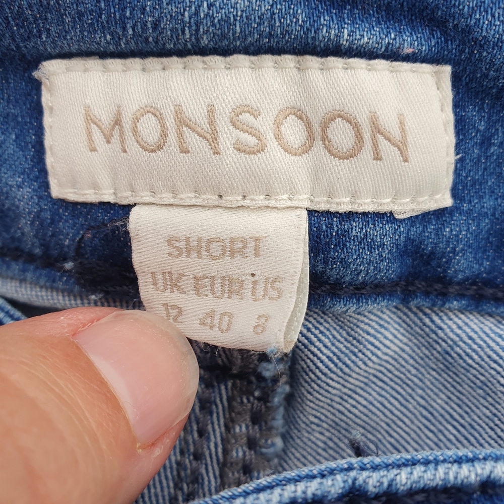 Monsoon 70's Style Flared Jeans Uk12s Blue Bootcut - Picture 6 of 7